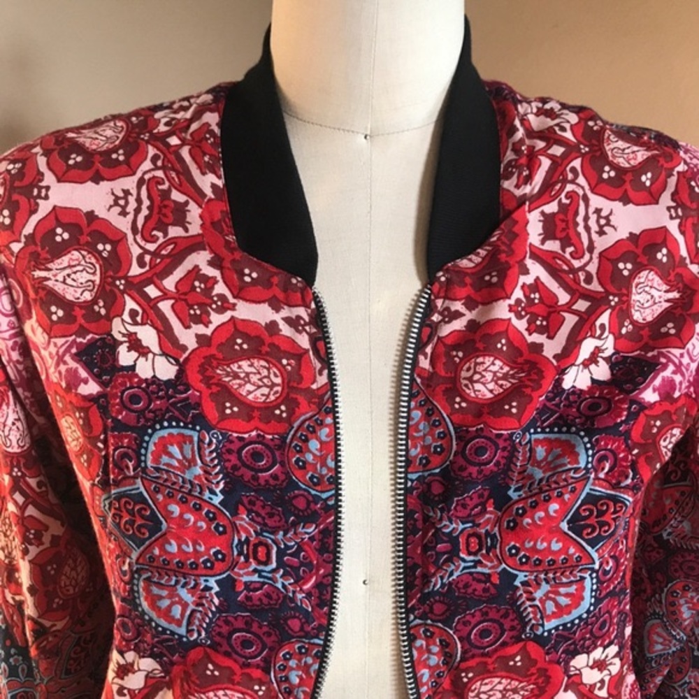 Indian Bohemian Bomber Jacket